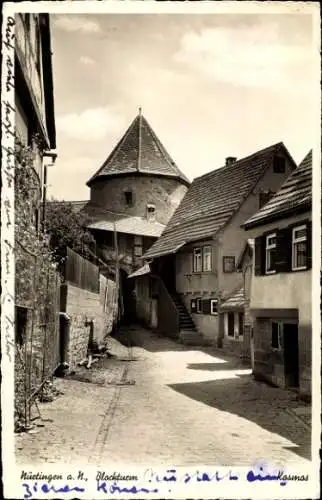 Ak Nürtingen am Neckar Württemberg, Blockturm