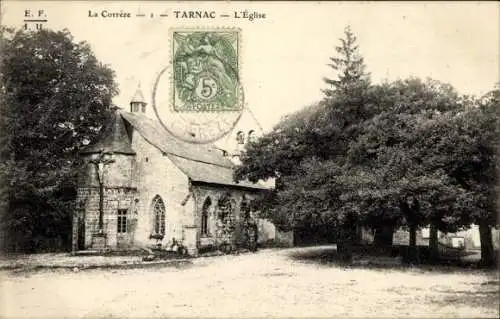 Ak Tarnac Correze, Kirche