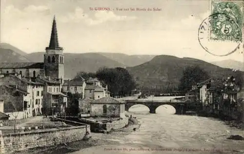 Ak Saint Girons Ariège, vue sur les Bonds du Salat