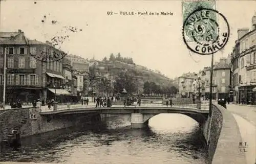 Ak Tulle Correze, Pont de la Mairie