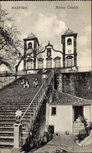 Ak Insel Madeira Portugal, Bergkirche