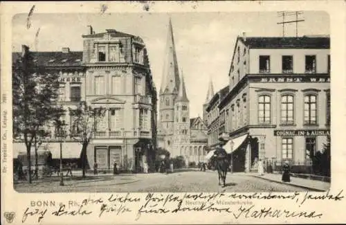 Ak Bonn am Rhein, Neutor, Münsterkirche