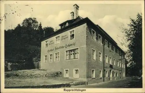 Ak Rupprechtstegen Hartenstein an der Pegnitz Mittelfranken, Gasthof Fränkische Schweiz