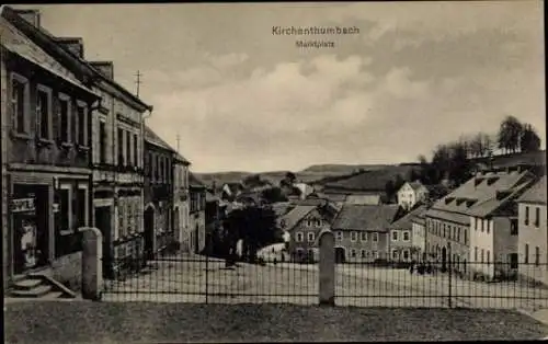 Ak Kirchenthumbach im Nürnberger Land Bayern, Marktplatz