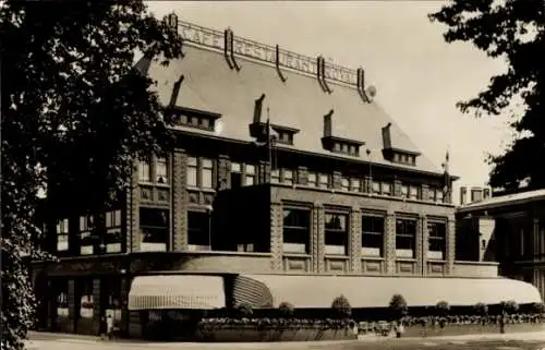 Ak Arnhem Gelderland Niederlande, Cafe Restaurant Royal, Straßenseite