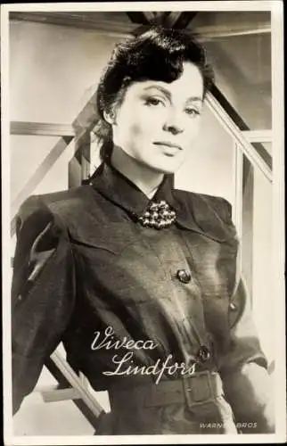 Ak Schauspielerin Viveca Lindfors, Portrait