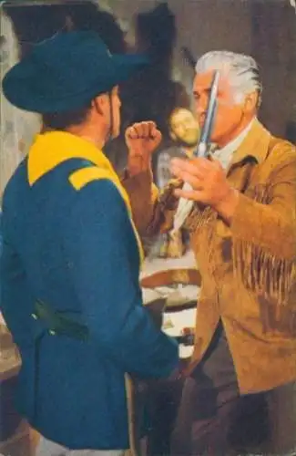 Sammelbild Karl May aus den Rialto-Constantin-Filmen "Winnetou III" und "Unter Geiern", Bild 194