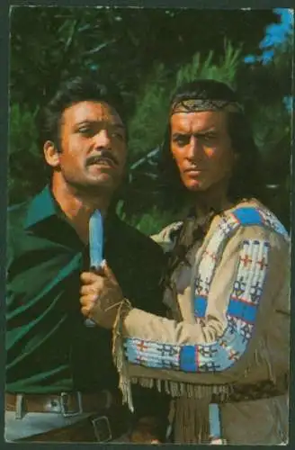 Sammelbild Karl May Szene aus Rialto-Constantin-Filmen "Winnetou III" und "Unter Geiern", Bild 144