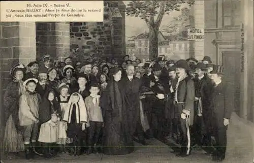 Ak L'Amirale Bruat, Acte IV, Scene V., Theaterszene