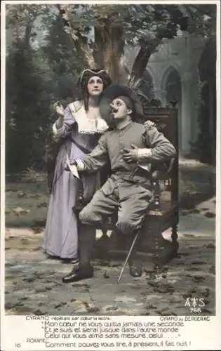 Ak Theaterszene, Cyrano de Bergerac