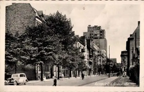 Ak Katowice Kattowitz Oberschlesien, Grünstraße