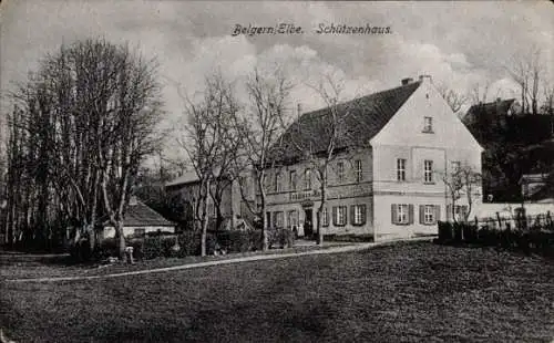 Ak Belgern in Sachsen, Schützenhaus