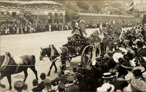 Foto Ak Hamburg Mitte Altstadt, 16. Deutsches Bundesschießen, 1909, Festzug