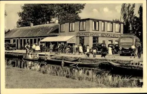 Ak Giethoorn Overijssel Niederlande, Hotel-Restaurant Centrum