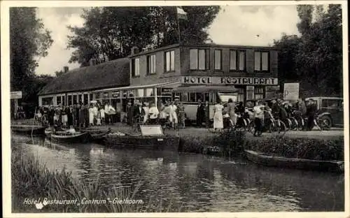 Ak Giethoorn Overijssel Niederlande, Hotel-Café-Restaurant Centrum