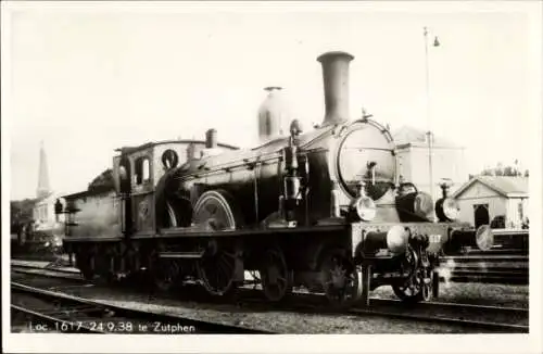 Ak Zutphen Gelderland, Lokomotive 1617, 24.9.38