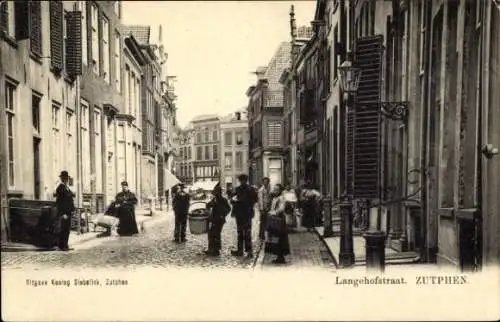 Ak Zutphen Gelderland, Langehofstraat