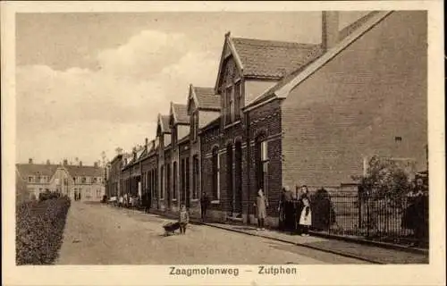 Ak Zutphen Gelderland, Zaagmolenweg