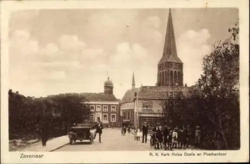 Ak Zevenaar Gelderland Niederlande, Kirche Huize Doele, Post