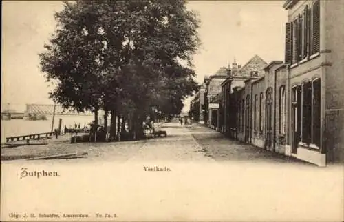 Ak Zutphen Gelderland, Yselkade