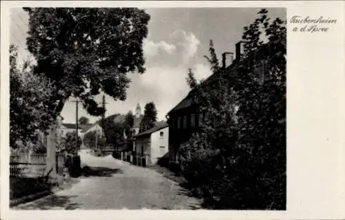 Ak Taubenheim Sohland an der Spree, Straßenpartie
