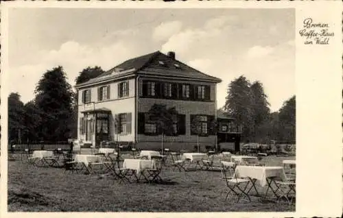 Ak Hansestadt Bremen, Kaffee-Haus am Wald