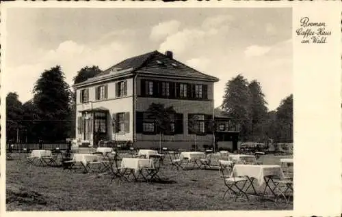 Ak Hansestadt Bremen, Kaffee-Haus am Wald