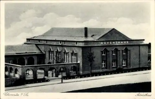 Ak Chemnitz Sachsen, Adventhaus, Fassade