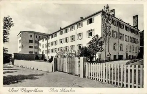 Ak Bad Mergentheim in Tauberfranken, Haus Schwaben