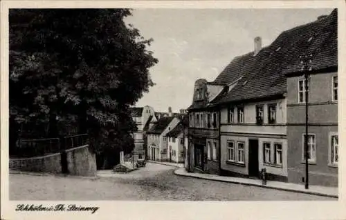 Ak Schkölen in Thüringen, Steinweg