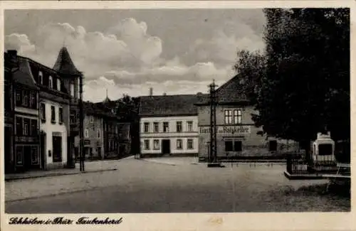 Ak Schkölen in Thüringen, Taubenherd, Gasthof zum Ratskeller