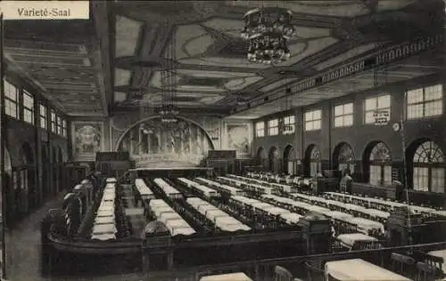 Ak Köln am Rhein, Etablissement Groß-Köln, Variété Saal, Friesenstraße, am Hohenzollernring