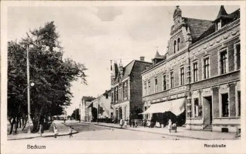 Ak Beckum in Westfalen, Nordstraße, Geschäft