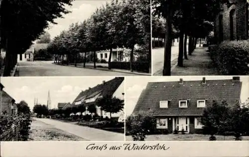 Ak Wadersloh in Westfalen, Teilansichten, Straßenpartie