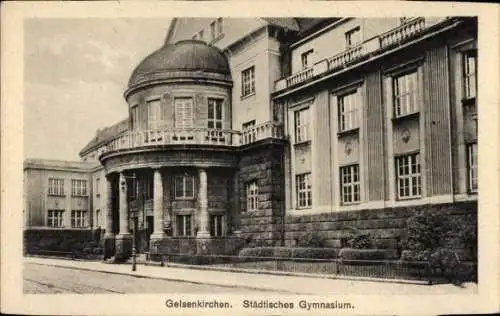 Ak Gelsenkirchen im Ruhrgebiet, Städtisches Gymnasium