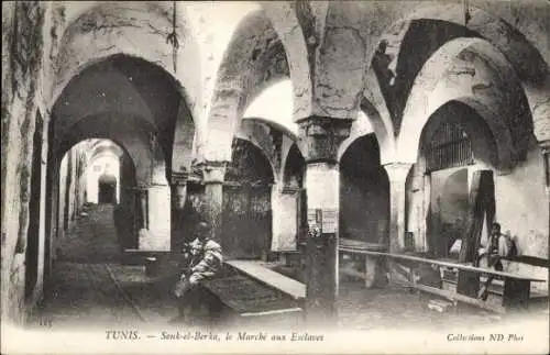 Ak Tunis Tunesien, Souk el Berka, der Sklavenmarkt