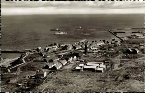 Ak Nordseeinsel Helgoland, Blick auf das Oberland