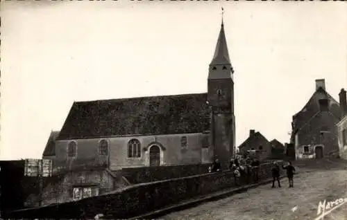 Ak Thorigné sur Dué Sarthe, Kirche