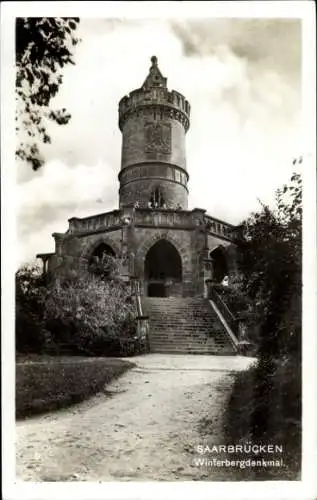 Ak Saarbrücken im Saarland, Winterbergdenkmal