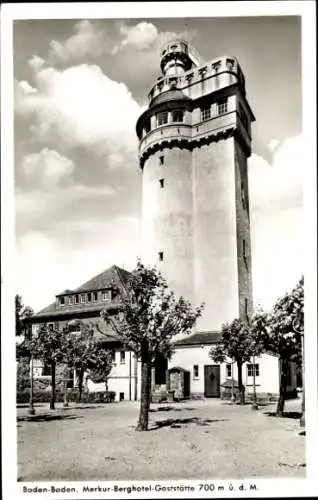 Ak Baden Baden am Schwarzwald, Merkur Berghotel Gaststätte