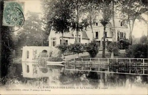 Ak Fontenay sur Loing Loiret, Le Chateau de Touvent