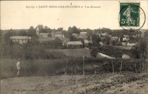 Ak Saint Merd les Oussines Corrèze, Gesamtansicht