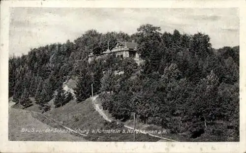 Ak Nordhausen am Harz, Kohnstein, Schnabelsburg