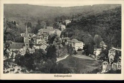 Ak Schlangenbad im Taunus Hessen, Gesamtansicht