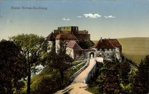 Ak Rechberg Schwäbisch Gmünd im Ostalbkreis, Ruine Hohenrechberg