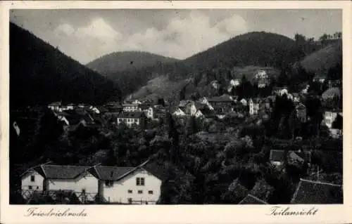 Ak Friedrichroda im Thüringer Wald, Teilansicht