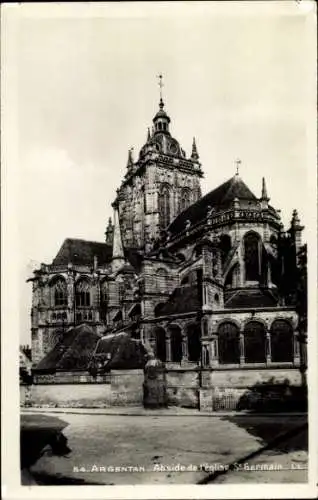 Ak Argentan-Orne, Apsis der Kirche Saint Germain