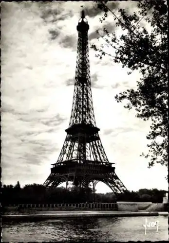 Ak Paris VII, La Tour Eiffel, Eiffelturm