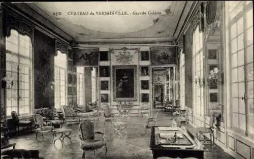 Ak Falaise Calvados, Château de Versainvile, Grande Galerie