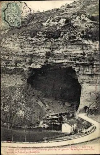 Ak Le Mas d'Azil Ariège, Grotte Côte Saint Girons